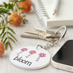 Bloom med Rosa Flowers