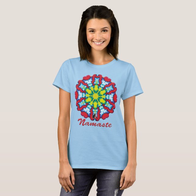 Bloom Namaste Kalejdoskop T-shirt (Hel framsida)