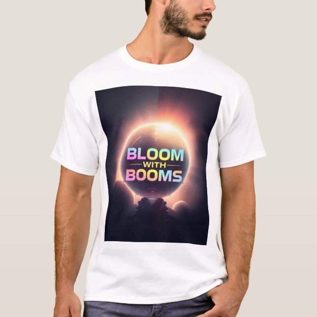 Bloom och Boom: Mjuk med kraft T Shirt (Framsida)