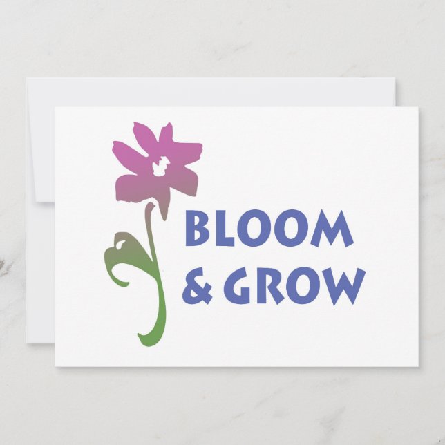 Bloom och Grow (Framsida)