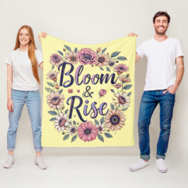 Bloom och Stiga upp Fleecefilt