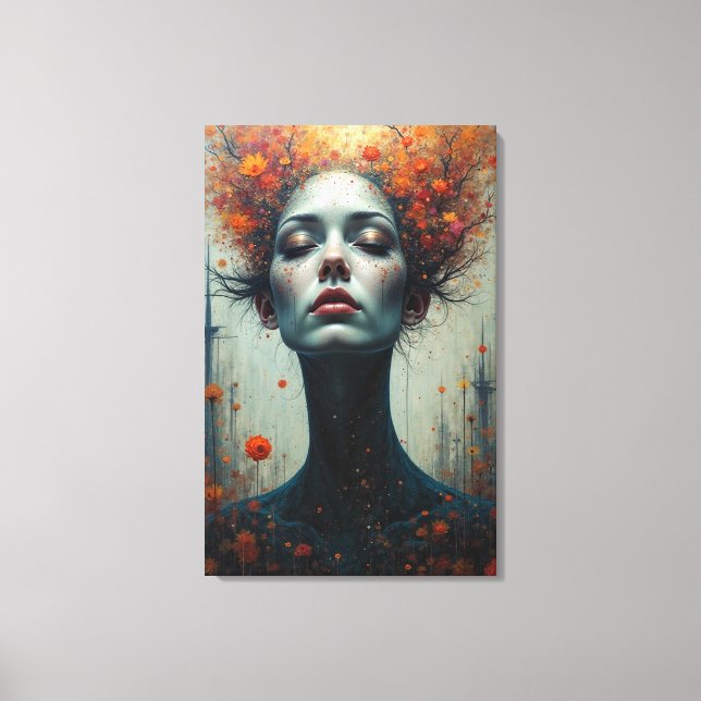 Bloom of the Cosmic Mind Canvastryck (Framsida)