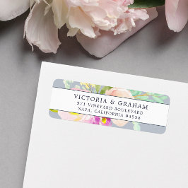 Bloom | Returadress av Blommigt Etikett