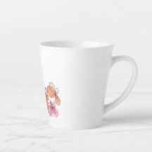  Bloom - Rosa Blommigt Coffee & Tea Mugg