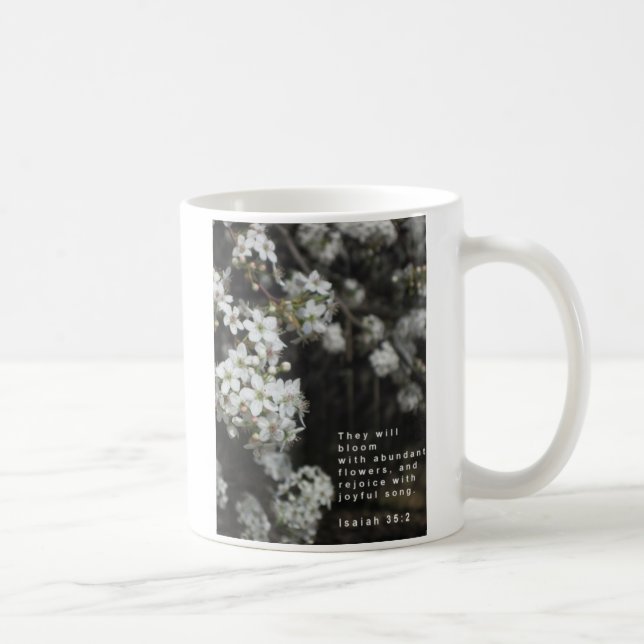 Bloom Scripture Card Coffee Mugg (Höger)