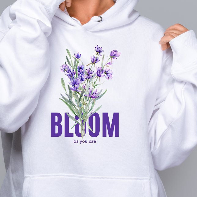 Bloom som du är Wildblomhoodie T Shirt (Skapare uppladdad)