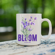 Bloom som du är - Wildblomma Mugg