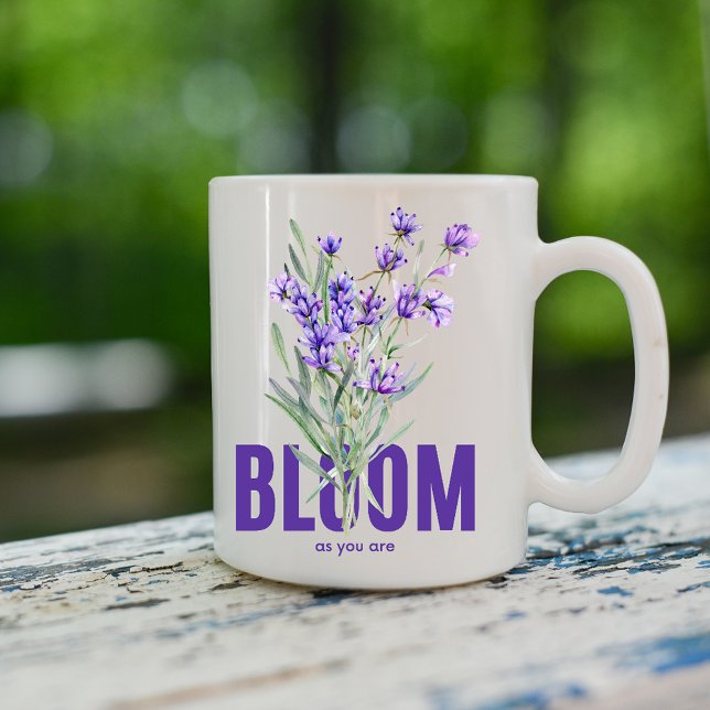 Bloom som du är - Wildblomma Mugg (Skapare uppladdad)