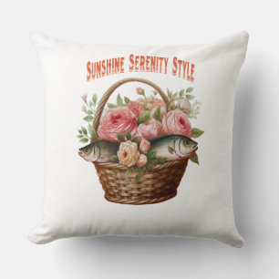 🐟 Bloom & Stänk Pillow 🌸 Kudde