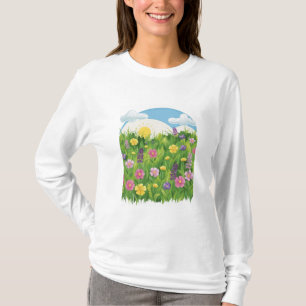 "Bloom & Sunshine – Vår & Sommar Blommig T-shirt