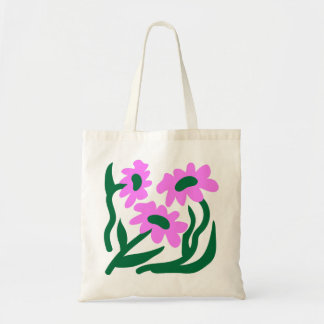 Bloom Trio – Modern minimalistisk blomsterhandväsk Tygkasse