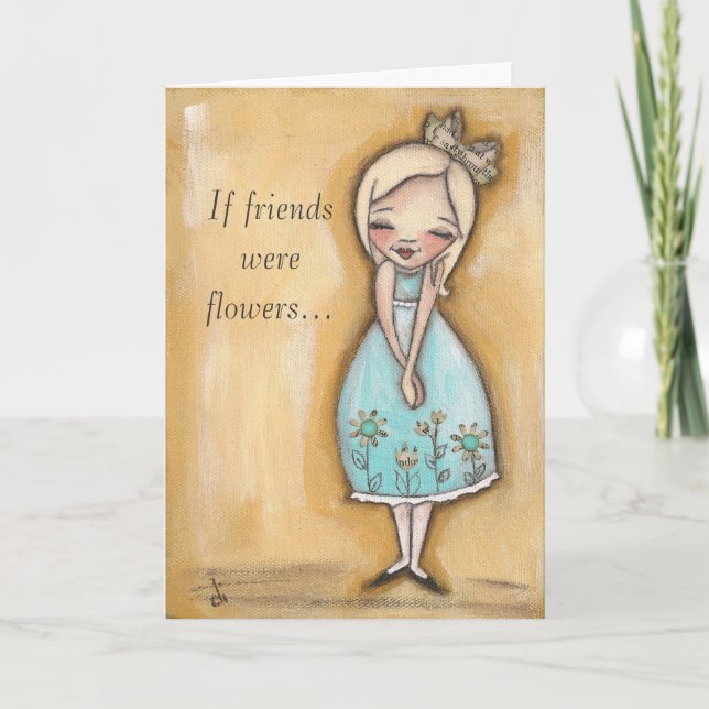 Bloom - Vänskap Card Kort (Framsida)