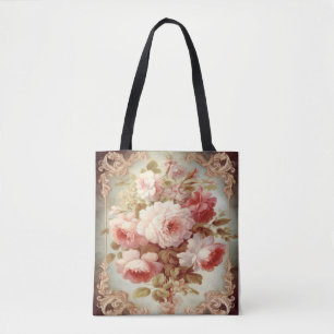 Bloom vart du än går: Blommigt Explosion Tote Bag Tygkasse