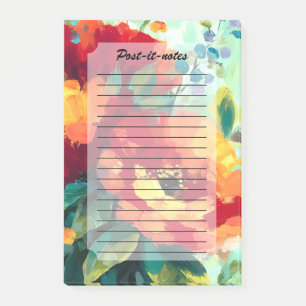 Bloom Vibrant Blommigt Garden Post-it Block