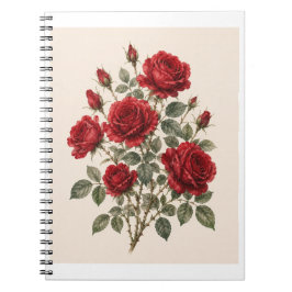 Bloom Where You Are Planted | Vintage Rose Botanic Anteckningsbok