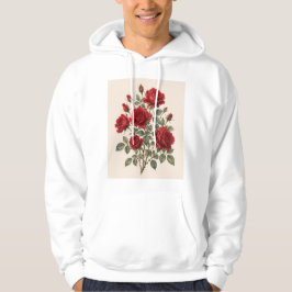 Bloom Where You Are Planted | Vintage Rose Botanic Hoodie