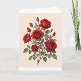 Bloom Where You Are Planted | Vintage Rose Botanic Kort
