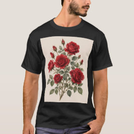 Bloom Where You Are Planted | Vintage Rose Botanic T Shirt