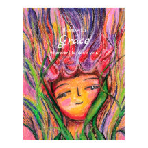 Bloom With Grace art poster för henne