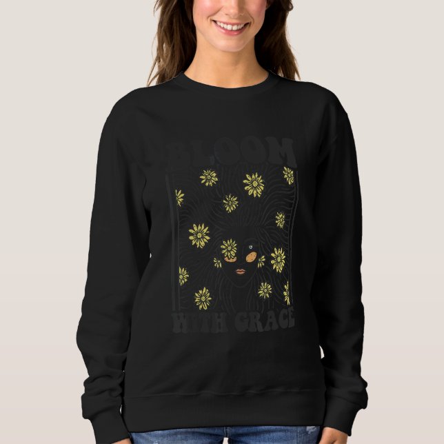 Bloom With Grace Gardener Botanical Gardening Plan T Shirt (Framsida)