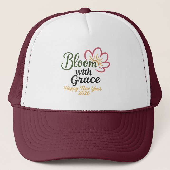 Bloom with Grace Hat | Happy New Year 2026 Keps (Framsida)
