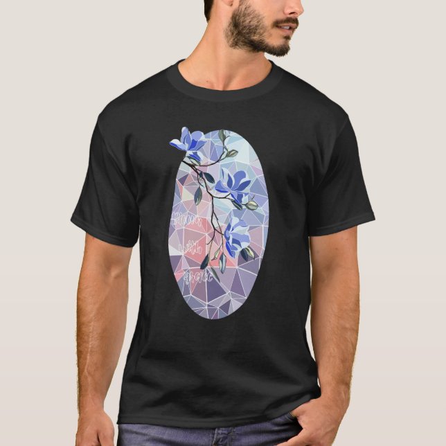 Bloom With Grace Kristna Trädgårdar för Vildblommo T Shirt (Framsida)