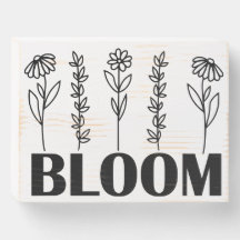 Bloom Wood-tecken