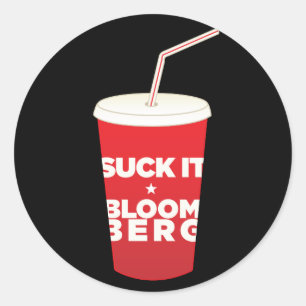 Bloomberg Soda Ban Protest-klistermärken Runt Klistermärke