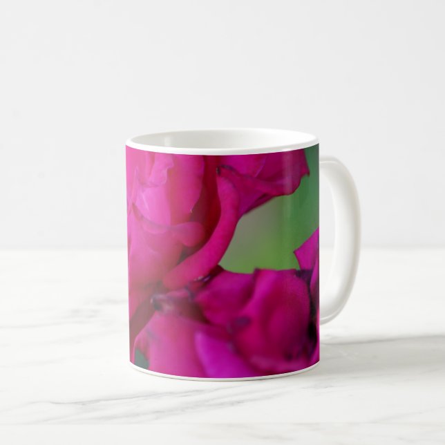 Bloomed Rosa ros-kaffe Mugg (Framsida höger)