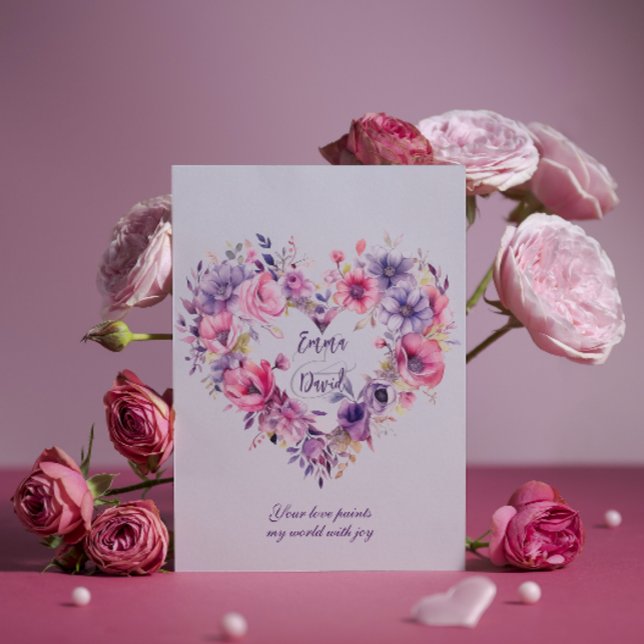 Bloomer från Kärlek | BLOMMIGT | Anpassade namn oc Julkort (Skapare uppladdad)