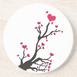 Bloomerat hjärta underlägg