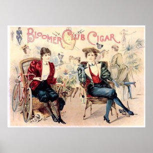Bloomerklubbcigarr Poster