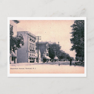 Bloomfield Ave., Montclair NJ 1906 Vintage Vykort