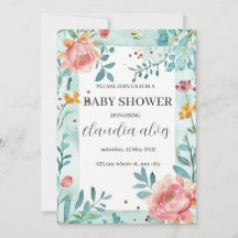 Bloomin' Baby Shower: Firande för Mamma Namn