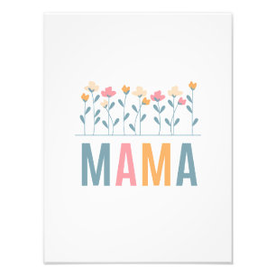 Bloomin, mamma fototryck