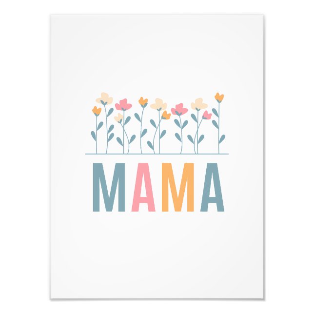 Bloomin, mamma fototryck (Framsidan)