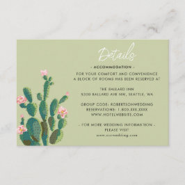 Bloominformation om Desert Cactus Tilläggskort