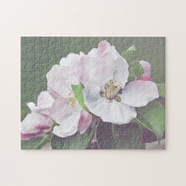 Blooming Apple Träd Jigszle Puzzle Pussel (Horisontell)