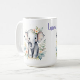 Blooming Baby Elephant Kaffemugg