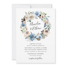 Blooming Beauty | Bröllopsinbjudan till Blommigt