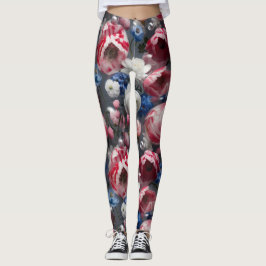 Blooming Beauty Leggings Blommigt Elegance i Rörel