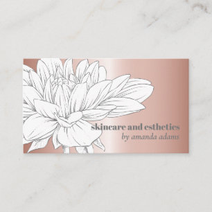 Blooming Beauty Ro Guld Skinkare, estetiker Visitkort