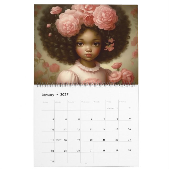 Blooming Black Beauties - Season 2025 Kalender (Jan 2027)