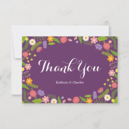 Blooming Blommigt Ram Rustic Garden Wedding Tack Kort