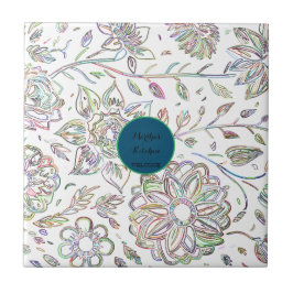 Blooming Bouquet Kakelplatta