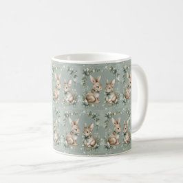 Blooming Bunny Bouquet: Påsk Elegance 🌷 🐰 Kaffemugg