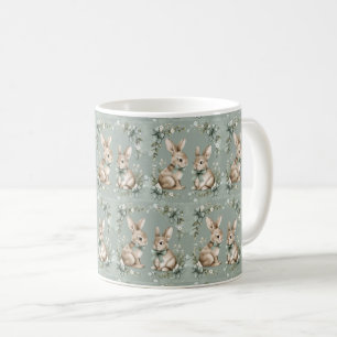 Blooming Bunny Bouquet: Påsk Elegance 🌷 🐰 Kaffemugg