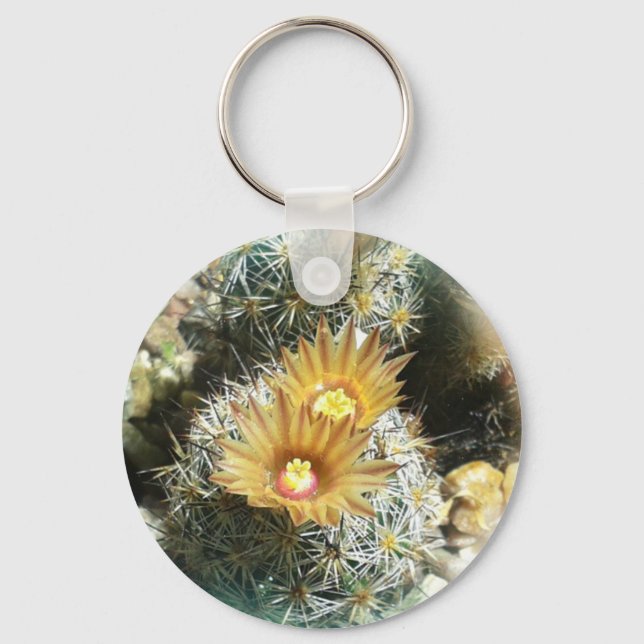 Blooming Cacti Nyckelring (Framsida)