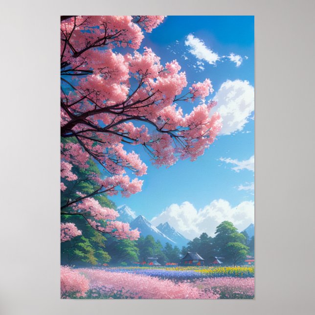 Blooming Countryside Poster (Framsidan)