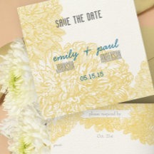 Blooming Dahlia Gult Iris Bröllop